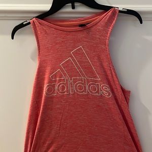 Coral Adidas tank top